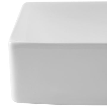 Felix 15 in. W x 8 in. D Modern Wall Mounted Rectangular Ceramic Mini Sink
